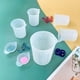 thumbnail image 5 of Juegos de 7 Vasos Medidores de Silicona, 1 Vaso de Silicona de 250 Ml, 4 Vasos Mezcladores Antiadherentes de 100 Ml, 2 Vasos con Molde de Silicona de 10 Ml, 5 of 5