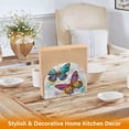 thumbnail image 5 of Qxltty Artistic Butterfly Acrylic Napkin Holder Set of 1 Transparent Dining Table Kitchen Cafeteria Home Decor 4.1x4.9x1.97in, 5 of 9