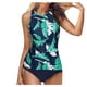 thumbnail image 2 of WILLBEST Trajes de Baño Mujer 2 Piezas Traje de Baño de Dos Piezas Tankini de Cintura Alta y Cuello Alto Para Mujer, 2 of 4