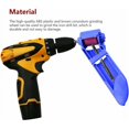 thumbnail image 3 of Diamond Drill Bit Sharpening Tool, Portable Drill Bit Grinder, Drill Bit Grinder Said High Hardness Sharpener Diamond Hand Drill Bit Sharpening Tool Blue + Orange Sunflower, 3 of 4