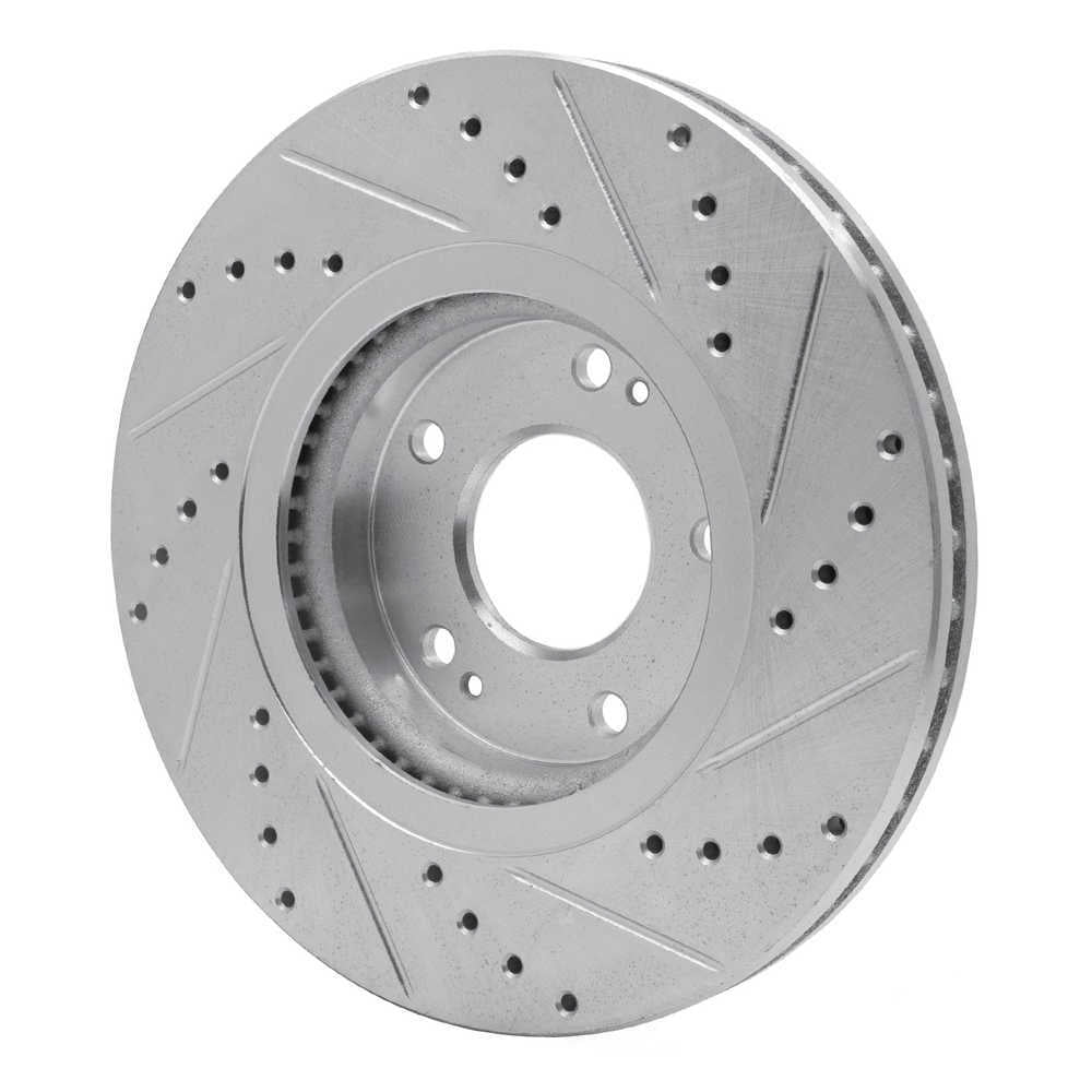Dynamic Friction Company 631-03051L DFC Brake Rotor - Drilled And Slotted - Silver