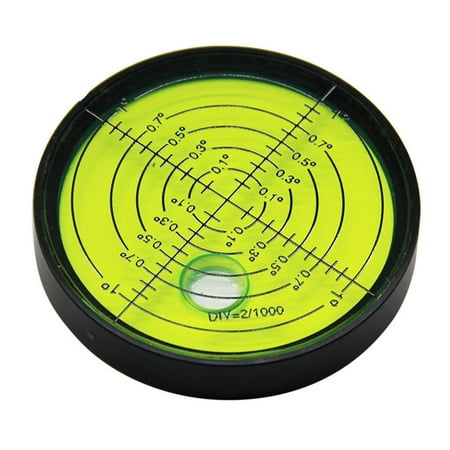

Ana 1pc Metal Horizontal Bubble High Precision Level Bubble Round Level 60*10mm