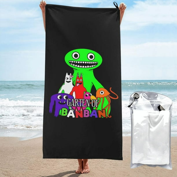 Toalla de playa Garten Of Banban, suave, de secado rápido, resistente a la arena, para piscina, yoga, gimnasio, camping, toallas de baño ligeras, regalo para niños, niñas, niños y adultos, 27,5 x 55