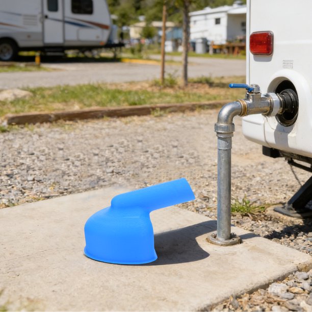unbranded Embudo Oscuro Para Llenado De Agua En Camper Con Ajuste Y Construcción Durable Para Exterior