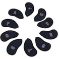 thumbnail image 2 of 10pcs  Club Head Cover, Portable Waterproof Soft Club Iron Protective Cover With Numbers, 2 of 8