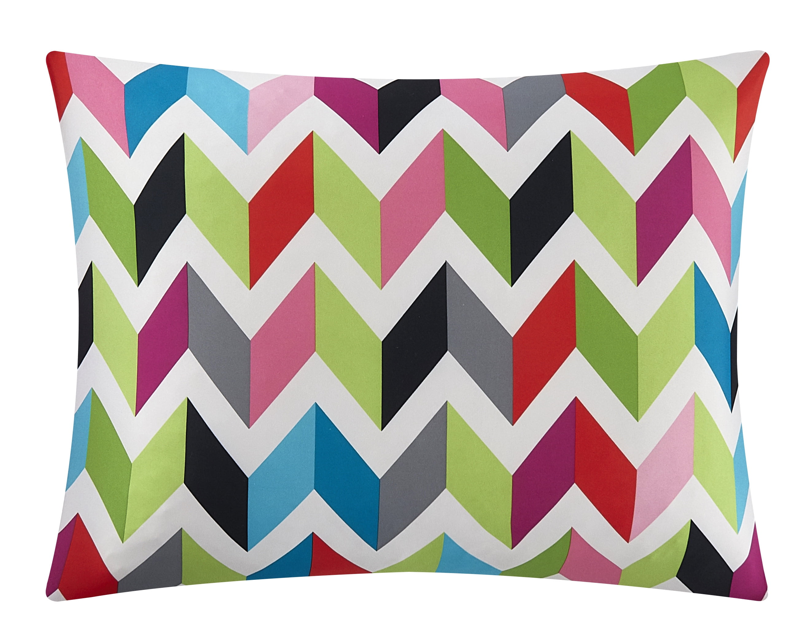 Your Zone Bright Chevron Bed in a Bag Bedding Set w/ Reversible Comforter