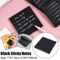 thumbnail image 4 of UOYOTT Black Sticky Notes 2.99*2.99inch 50Sheets/Pad Self-Stick Notes Pads GX, 4 of 5