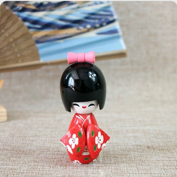 Accesorios de marionetas, muñecos de kimono, restaurantes de dibujos animados, restaurantes de sushi, decoraciones exquisitas y lindas