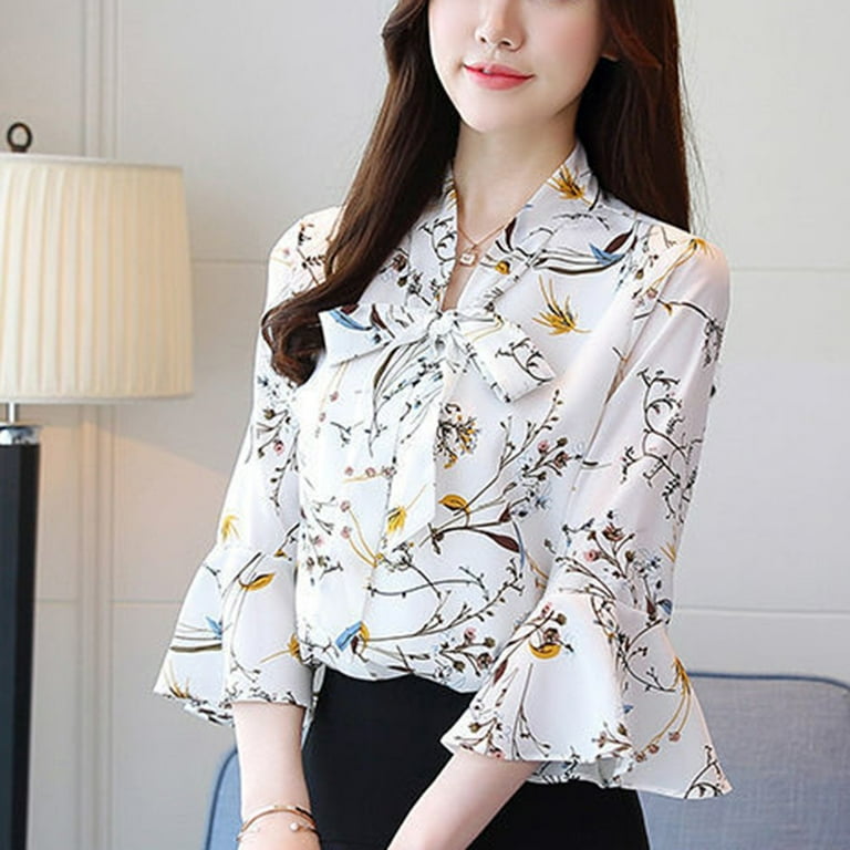 トップス bibiy B. FLOWER RIBBON BLOUSE TOPS｜Bibiy.