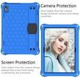 thumbnail image 2 of Kids Friendly Tablet Case for Lenovo Tab M10 TB-X505X/F/TB-X605F, Heavy Duty Wristband Shoulder Strap Crossbody Lanyard Cover with Kickstand Military Grade Anti-Drop Shockproof Case,Blue, 2 of 6