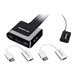thumbnail image 3 of IOGEAR 2-Port HDMI and DisplayPort KVM Kit - Cables Included - KVM / audio / USB switch - 2 x KVM / audio / USB - 1 local user - desktop, 3 of 7