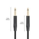 thumbnail image 4 of 6.35mm 1/4 Guitar Cable Male to Male /TRS Balanced Stereo Audio Cable for Electric Guitar Bass Amp Mixer Speaker 300cm, 4 of 5