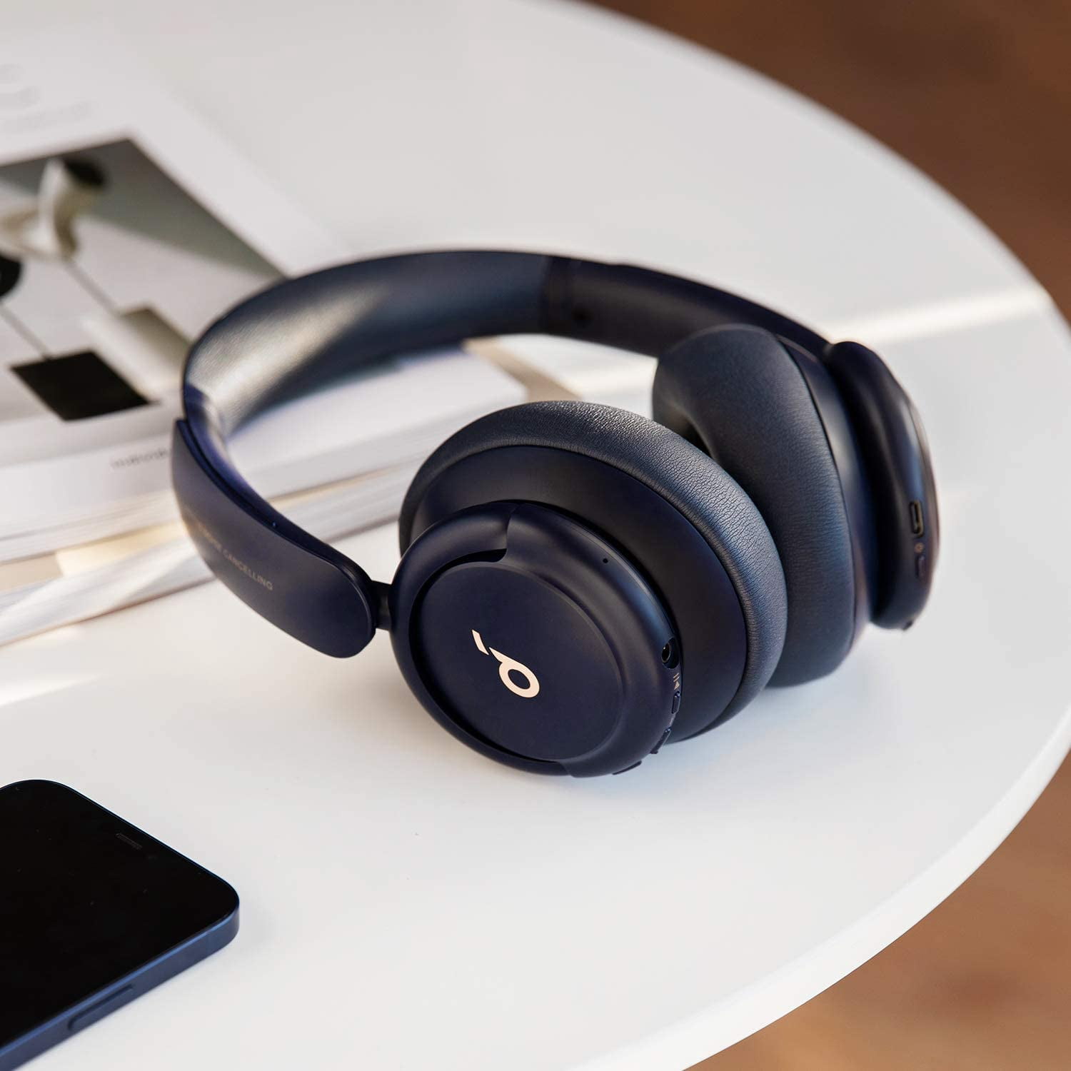 Restored like new Soundcore Life Q30 Hybrid Active Noise Cancelling Headphones with Multiple Modes, Hi-Res Sound, Custom EQ via App, 40H Playtime (Refurbished)