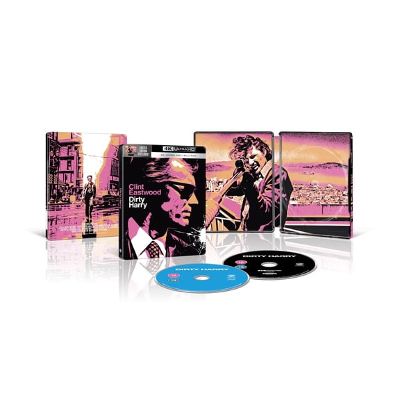 Dirty Harry Steelbook (4K Ultra HD) Clint Eastwood Harry Guardino Don Siegel