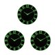 thumbnail image 2 of Injueey Luminous Wall Clock Light In The Dark Non Ticking for Dining Room Kitchen Type1 NO1, 2 of 6