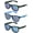 Blue, variant on Newbee Fashion - Kids 80's Classic Vintage Retro Style Mirrored Lens Camo Design Fashion Sunglasses Camouflage