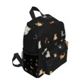 thumbnail image 2 of FORMRS School Backpack with Front Zippered Pocket 12" Elementary Student Travel Daypack, Pixel Cat, 2 of 6