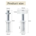 thumbnail image 2 of 8 * Bi-Fold Door Top Roller Guide Wheel and Top Pivot-As Shown, 2 of 6