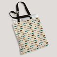thumbnail image 2 of ABPHQTO Diseño de patrón de flechas étnicas Bolsa de lona Bolsa reutilizable Bolsas de compras Bolsa de asas 36x41 cm, 2 of 2
