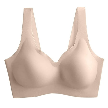 

TOWED22 Sexy Bras For Women Women s Lace Bra Sexy Unlined Full Coverage Underwire Bras Plus Size See Comfortable Beige XX-Large