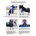 thumbnail image 3 of Multipurpose Positioning Bed Pad - Reusable & Washable Transfer Sheet for Turning, Lifting & Repositioning - Blue, 3 of 5