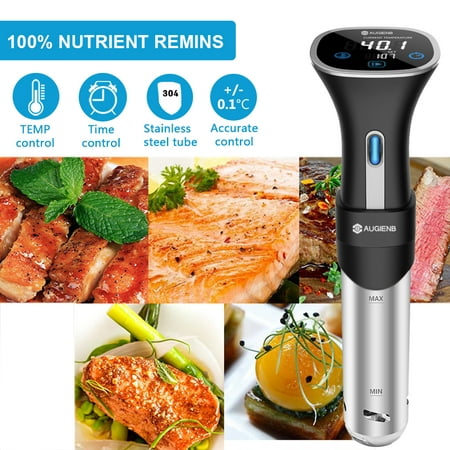 AUGIENB Sous Vide Cooker Immersion Heater Circulator Accurate Temperature Time Control Slow