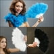 thumbnail image 5 of Abanico de plumas Uxcell Rosa Abanico Plegable Vintage con Flecos Abanico para Fiesta de Halloween, 1 Pcs, 5 of 7