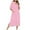 Pink, variant on DEBGFS Robes For Women Zipper Robe 3/4 Sleeve Nightgown Sleepwear Full Length Duster Housecoats Loungewear With Pockets Loose Pajamas,L,blueplaid
