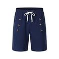 thumbnail image 4 of WILLBEST Pantalones Cortos Casuales para Hombre, para Actividades Al Aire Libre, Cómodos, de Color Sólido, Corte Recto, para Verano y Otoño, de Fácil Cuidado, Lavables A Máquina., 4 of 8
