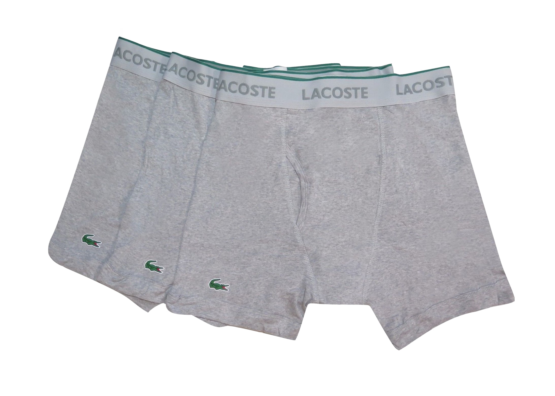Lacoste Men's 3-Pack Boxer Grey, - Walmart.com