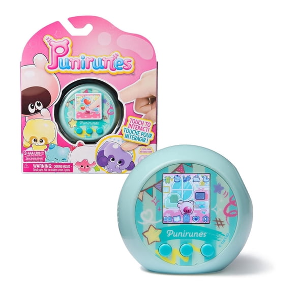 Punirunes, Interactive Digital Toy with 55 Squishy Characters Inside, Reacts to Touch, Full-Color Display, Kids Toys for Girls & Boys Ages 5 and up