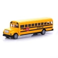 thumbnail image 1 of Modelo de autobús escolar de juguete para niños, nariz larga, amarillo, plástico ABS, 1 of 4