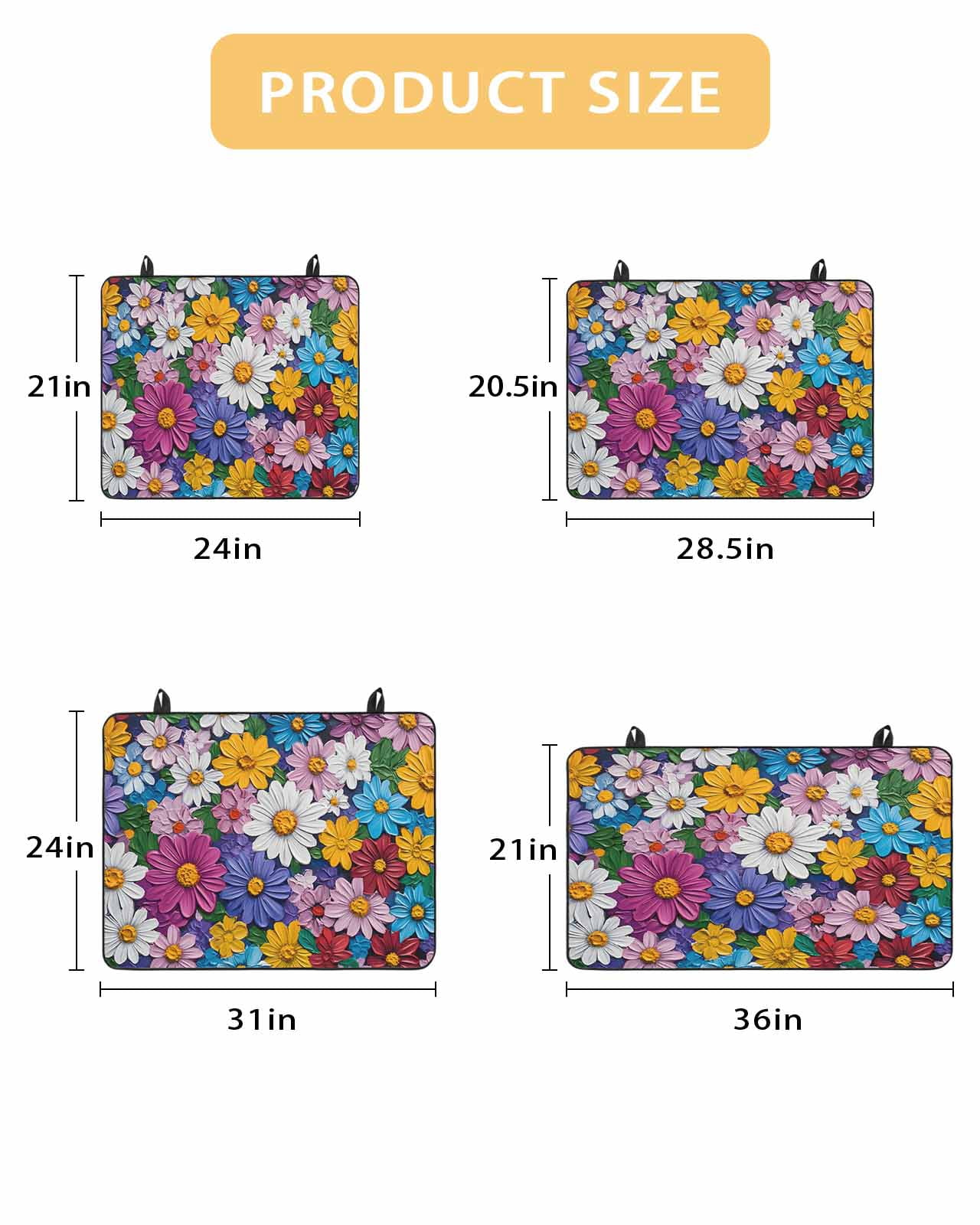nqOlkjepod Large Induction Cooktop Protector Mat 36"x21", Colorful Spring Floral Stove Top Covers for Electric Stove, Modern Oil Painting Flowers Stove Burner Cover Mats, Glass Top Stove Cover