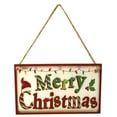 thumbnail image 2 of Merry Christmas Wall Door Hanging Plaque Sign Decoration  Party Accessory, 2 of 7
