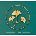 thumbnail image 1 of Decoración de pared de hoja de metal dorado, decoración de pared de arte de metal, decoración de pared de piezas colgantes de dormitorio de hierro forjado de hoja de metal de oficina en casa por CVERY Xemadio ZJWJ195-1, 1 of 1