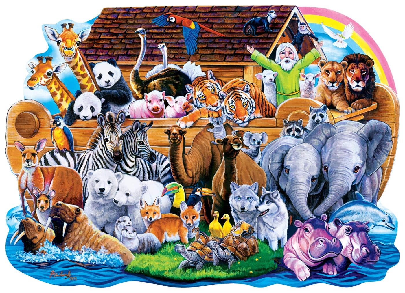 NEW Noah Jigsaw Puzzles for Toddlers Age 3-5, 48pcs Preschool Educational  Learning Toys Sets Gift for Baby Infants Boys and Girls (Noah's Ark)