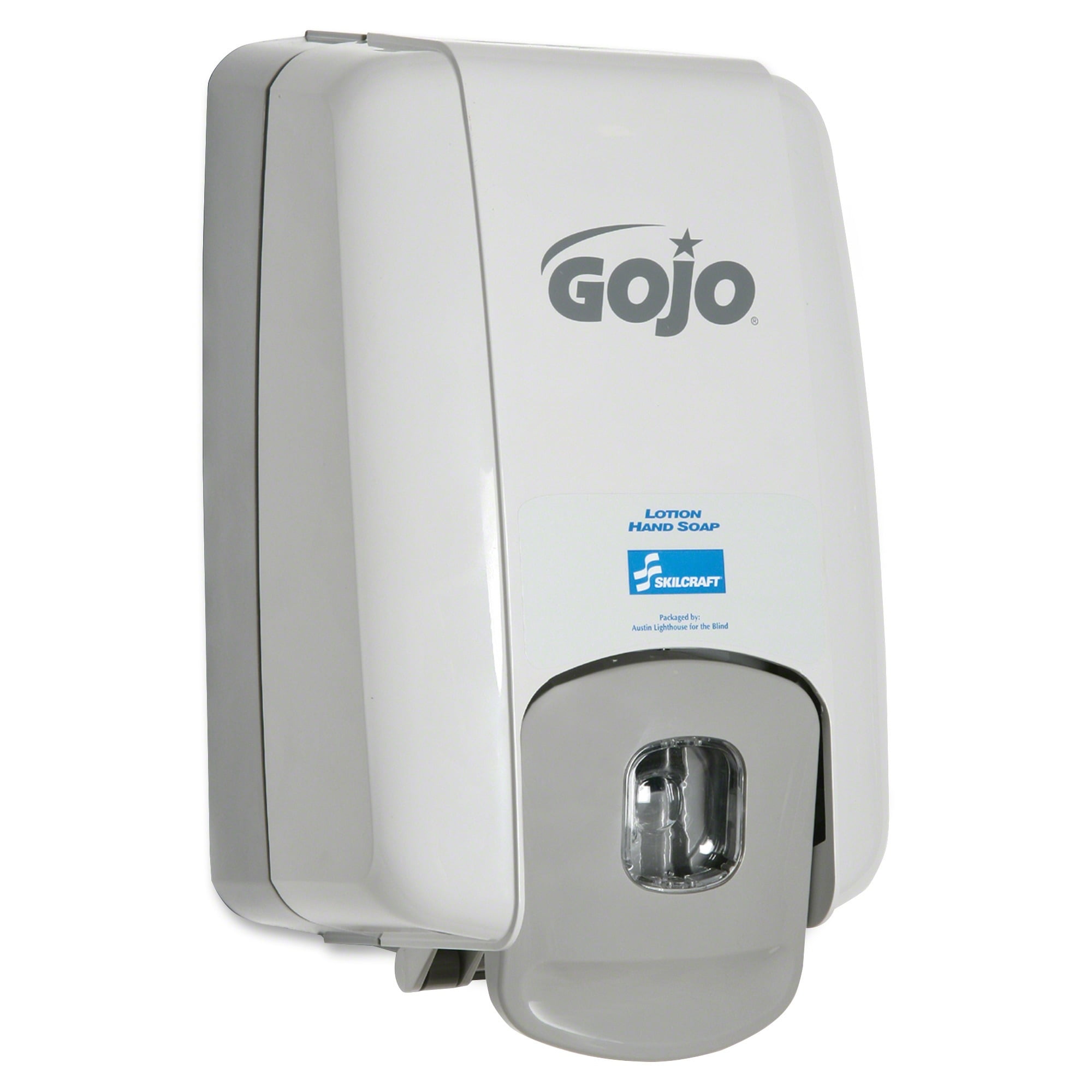 Skilcraft Gojo Hand Soap Dispenser Manual 67 6 Fl Oz 2 L Skilcraft Gojo Hand Soap Dispenser Manual 67 6 Fl Oz 2 L White Gray Nsn 5219871 Com