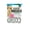 Clear, variant on 5 Pack Textured Hair Cords with Secure Grip for Ponytails, Buns and Everyday Hairstyles, Suitable for Various Hair Types, Gold, Violet and Silver