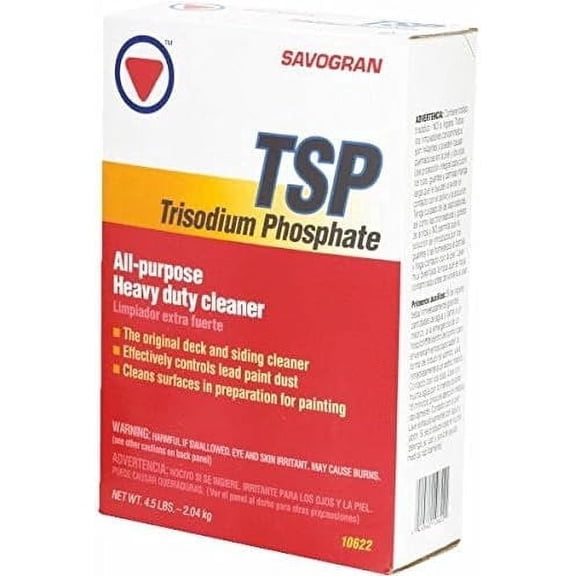 Savogran TSP Heavy Duty Tri-Sodium Phosphate Cleaner - All Purpose Powder - 4.5 lbs