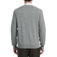 thumbnail image 4 of Kallspin Men’s Cardigan Sweater Wool Blend V Neck Buttons Cardigan with Pockets(Light Grey,Medium), 4 of 10