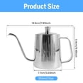 thumbnail image 3 of CHUANK Pour Over Kettle  12oz Gooseneck Spout Coffee Tea Pot Stainless Steel Coffee Kettle  Beige, 3 of 8