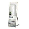 thumbnail image 5 of Full Length Floor Mirror Wall Mounted Rectangle Gold 65"x22", 5 of 10