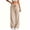 Beige, variant on Women's Casual Wide Leg Sweatpants,High Waisted Drawstring Baggy Athletic Pants with Side Pockets for Daily Commuting