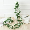 thumbnail image 7 of 1pc/6Pcs Artificial Flowers Vine 45pcs Rose DIY Wedding Decoration Fake Flower Home Room Decor Wall Hanging Garland Plants, 7 of 7