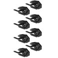 thumbnail image 1 of 8Pcs Adhesive Hat Racks Free-punch Casual Hat Storage Hook Simple (White), 1 of 9