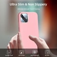 thumbnail image 5 of [5 in 1 for iPhone 11 Case 6.1, with 2 Pack Screen Protector + 2 Pack Camera Lens Protector, Liquid Silicone Ultra Slim Shockproof Protective Phone Case [Microfiber Lining] (Red)…, 5 of 12