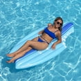 thumbnail image 2 of Swimline Shark Bite Surfboard Swimming Pool Inflatable Raft - 73" - Blue, 2 of 4