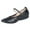Black, variant on Sngxgn Women's Casual Flats Shoes, Soft Comfortable Casual Ballet Shoes(Black,42)