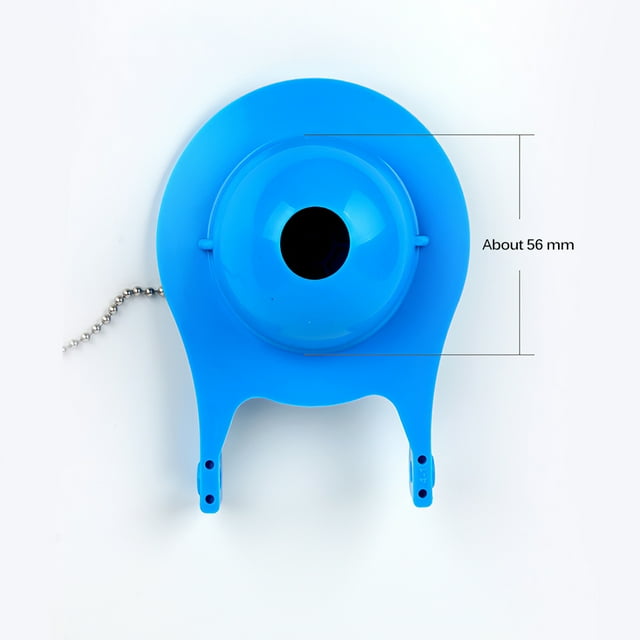 3-inch Universal PVC Toilet Flapper with Stainless Steel Chain Toilet Tank Flapper