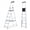 Black/6 Step/39.37 x 39.37 x 70.47 inch, variant on Alvantor Step Ladder,Ultra-Thin Folding Step Stools 330 lbs Capacity, 2-Inch Thin for Storage, Anti-Slip Pedals & Handrails, Sturdy Steel for Home